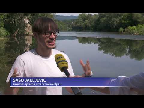 Kako topla je reka Kolpa?