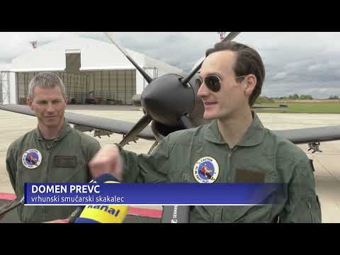 Ko se srečata smučarski skakalec in vojaški pilot
