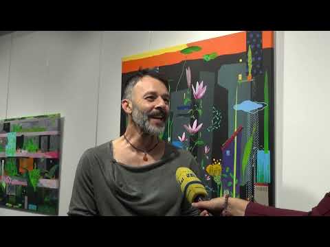 Jur Samec v Galeriji Krka