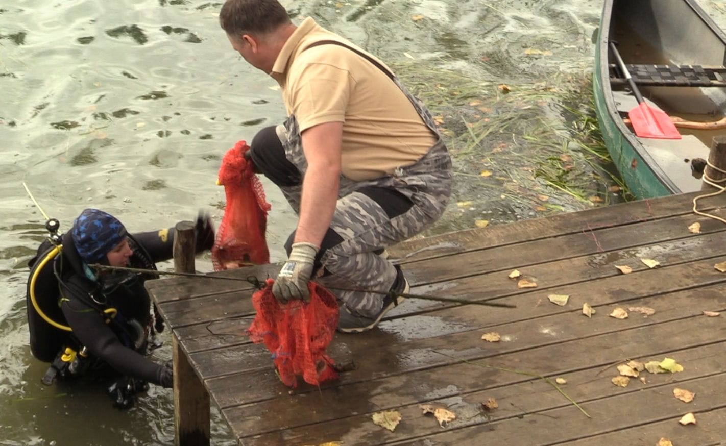 Novomeški potapljači znova čistili reko Krko