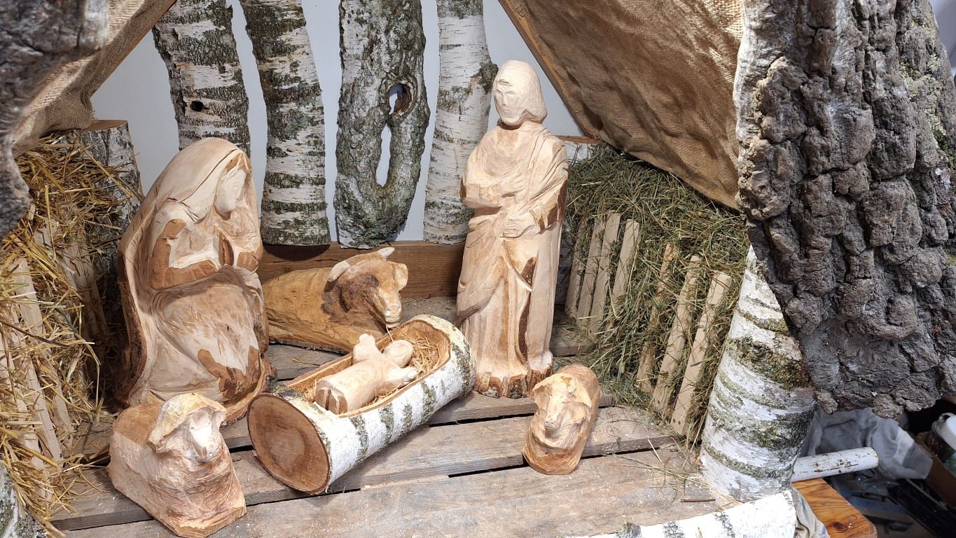 Peter Starašinič izdelal jaslice