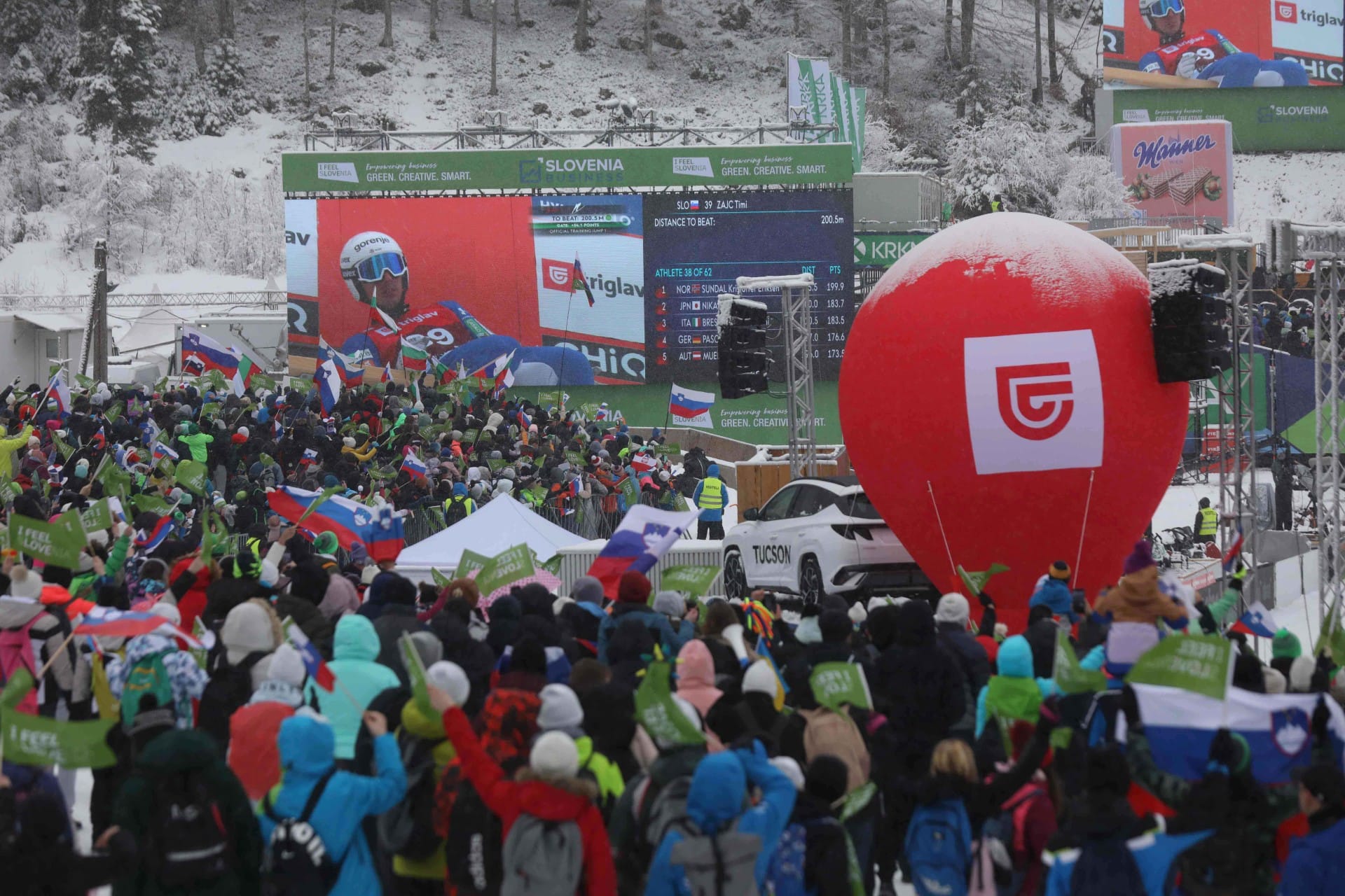 Navijaško prizorišče v Planici ogreli Otroci Triglava – tudi iz Dolenjske, Bele krajine in Posavja