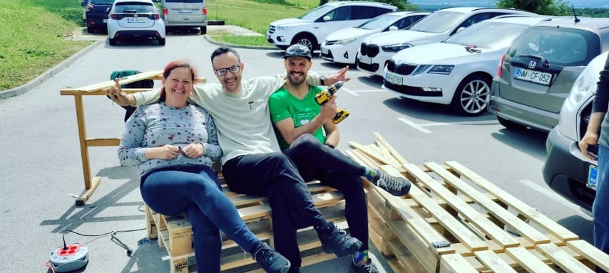 Krkaši med sončki na Bučki