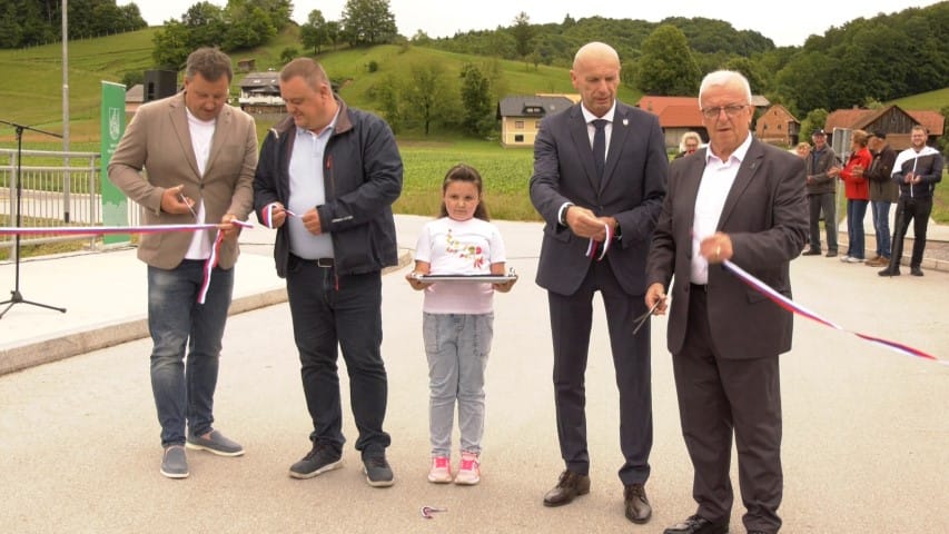 Dokončani fazi obnove ceste na ribnik
