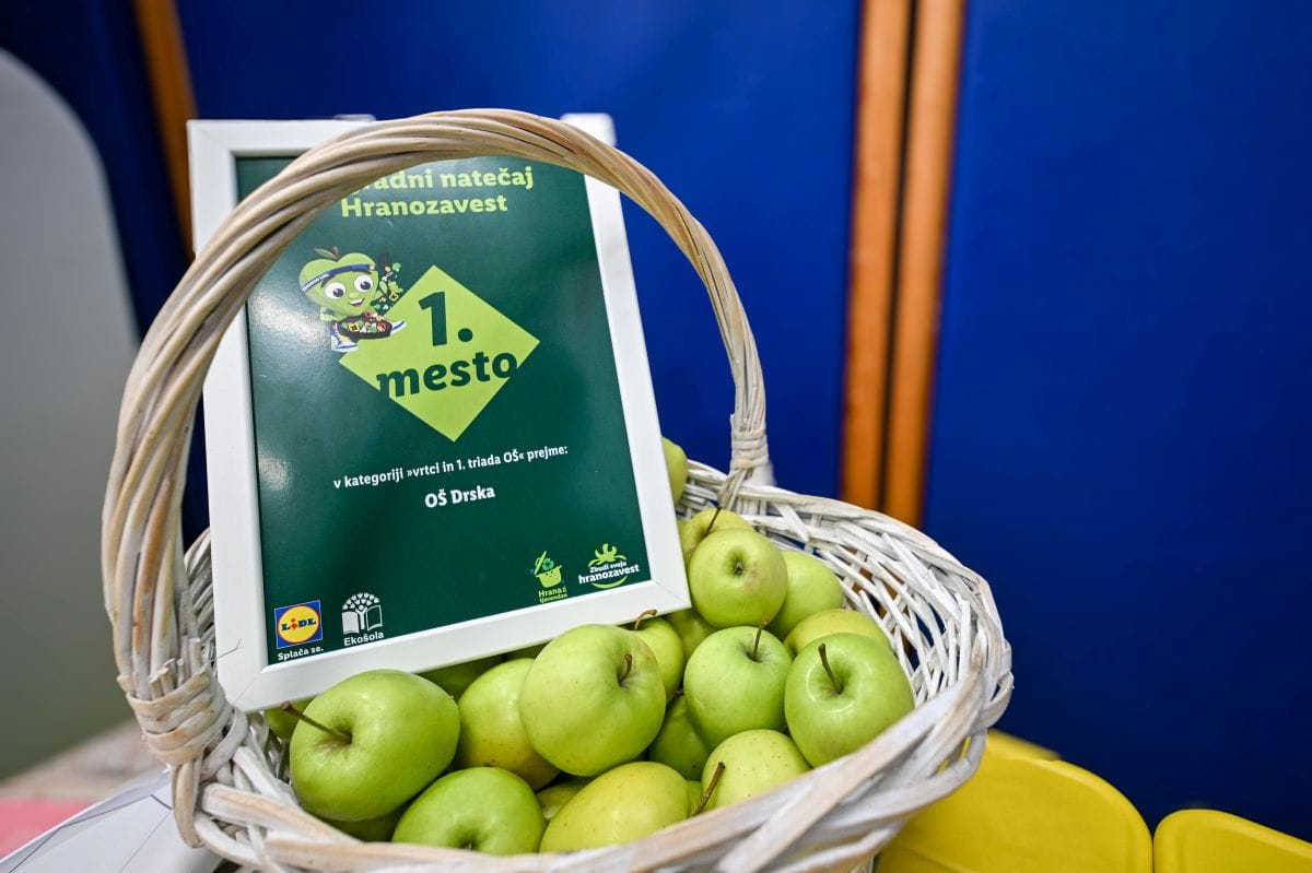 OŠ Drska med zmagovalci projekta Hrana ni za tjavendan