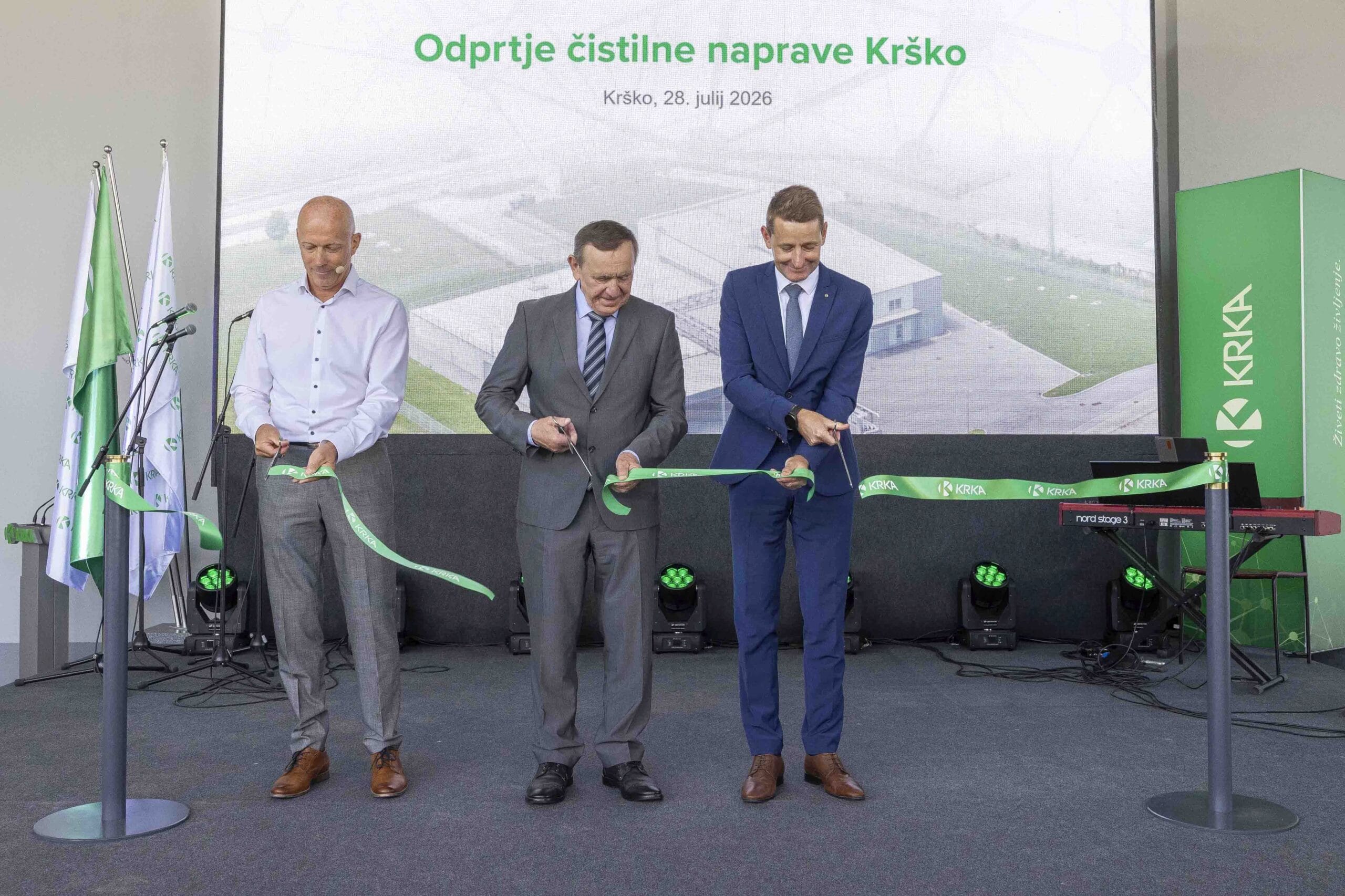 Otvoritev čistilne naprave Krka Krško