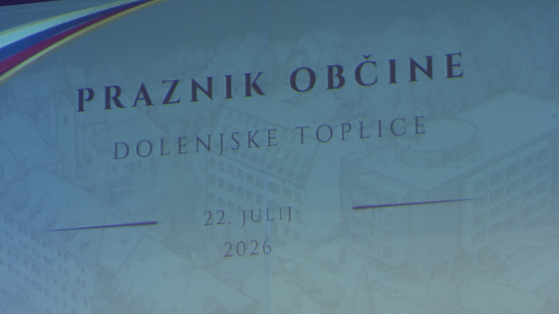 Slavnostna seja Dolenjske Toplice 2026