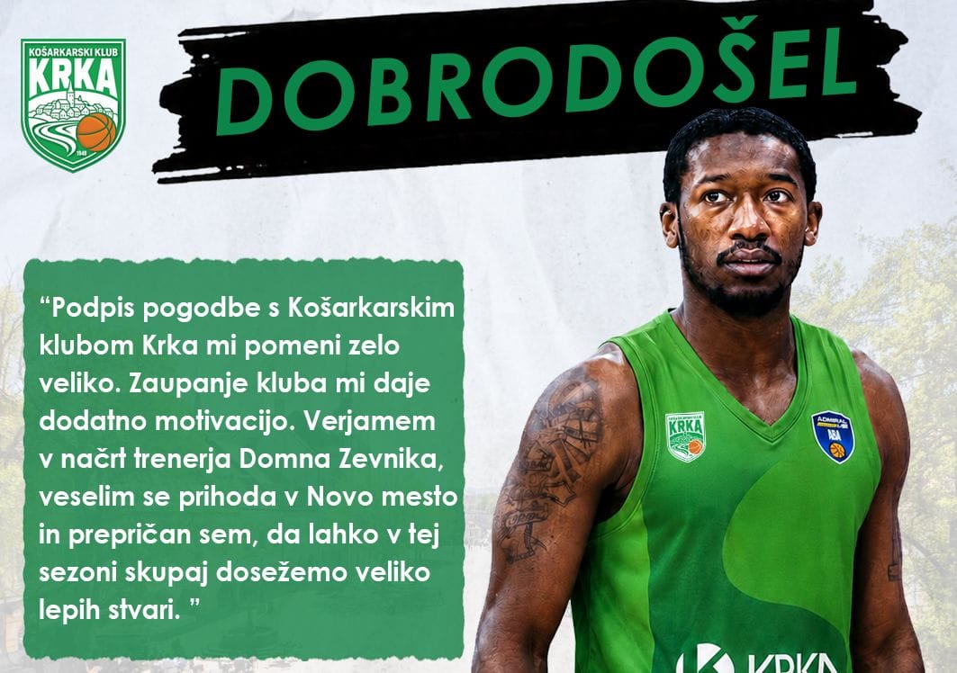 Galin Smith nova okrepitev KK Krke