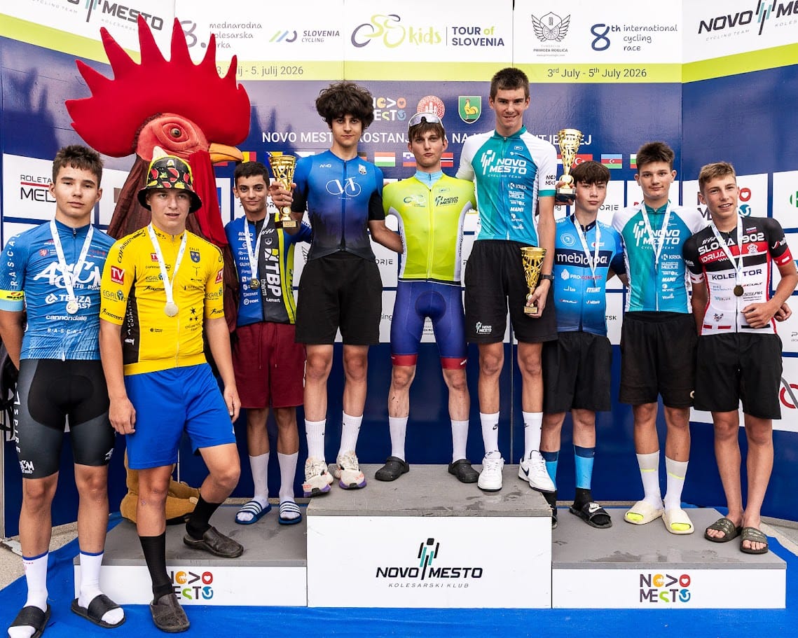Kids Tour of Slovenia: Tretje mesto osvojil kolesar KK Novo mesto Tevž Meh