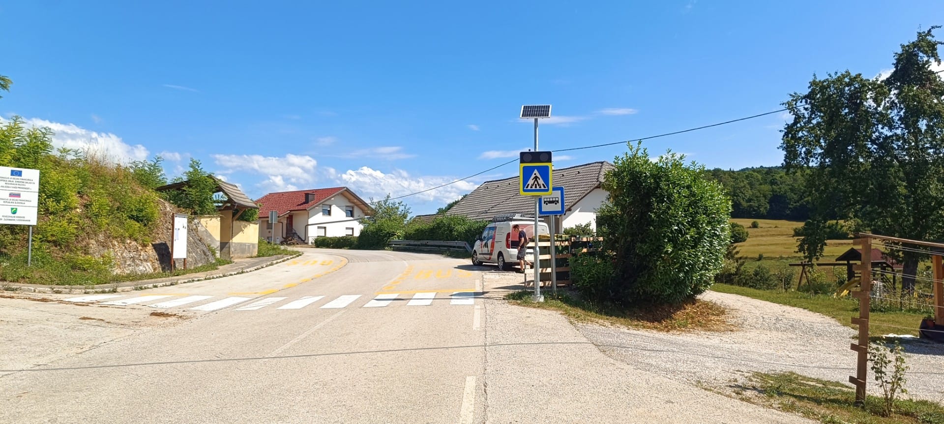 Šolske poti v Žužemberku varnejše z novim sistemom COPS
