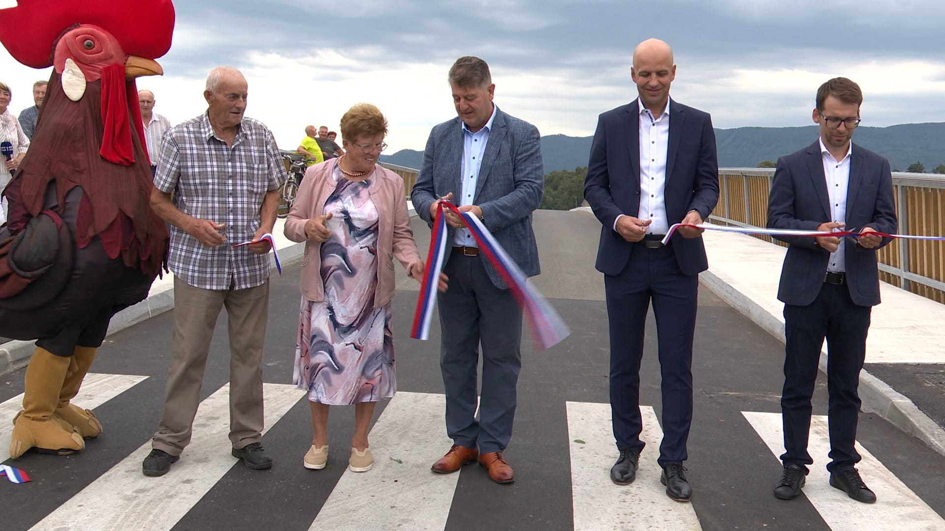 Odprtje Resslovega mostu v Mršeči vasi