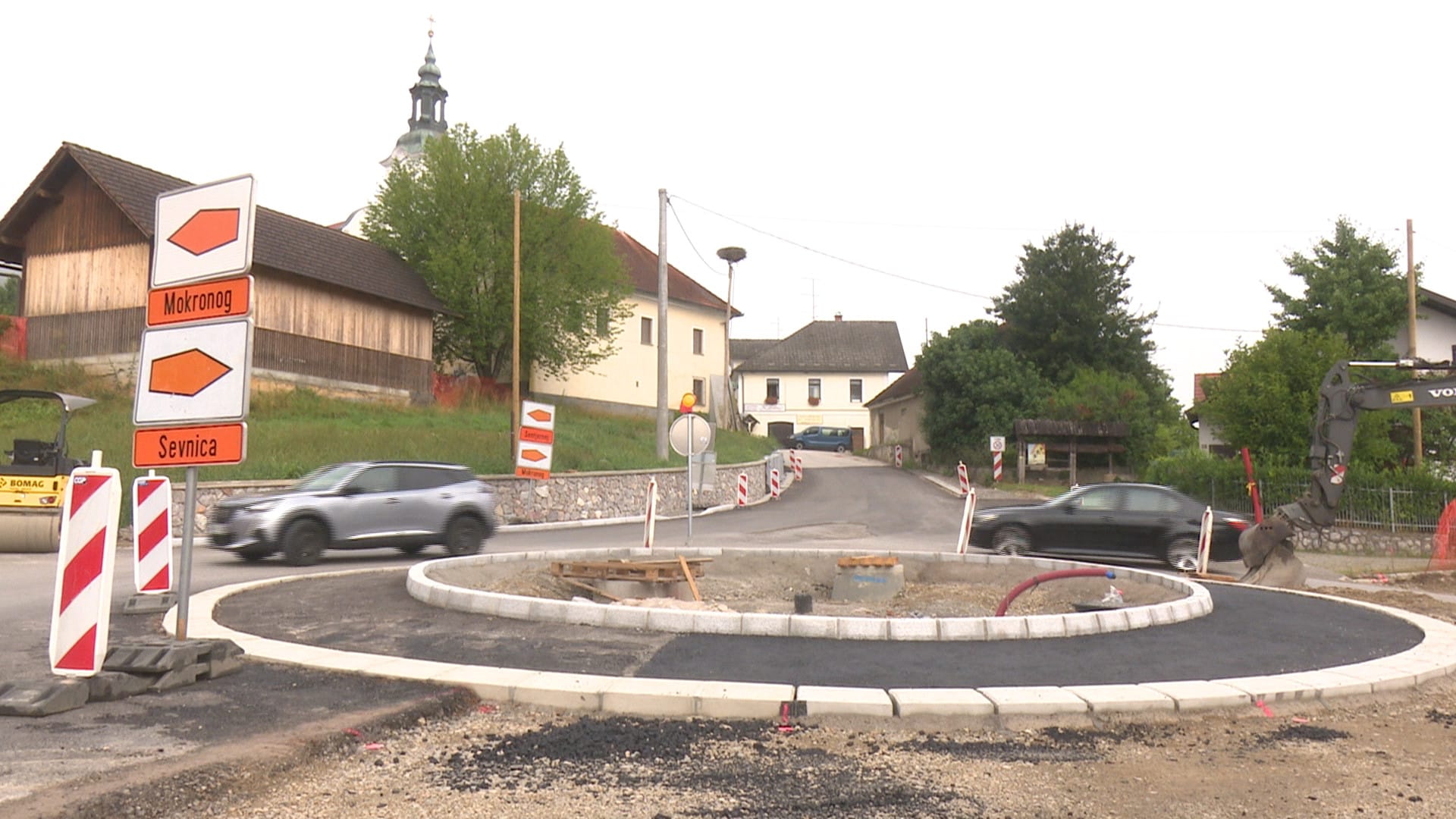 Krožišče v Škocjanu kmalu nared