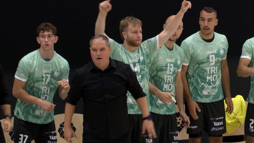 Trebanjski rokometaši po osvojenem superpokalu