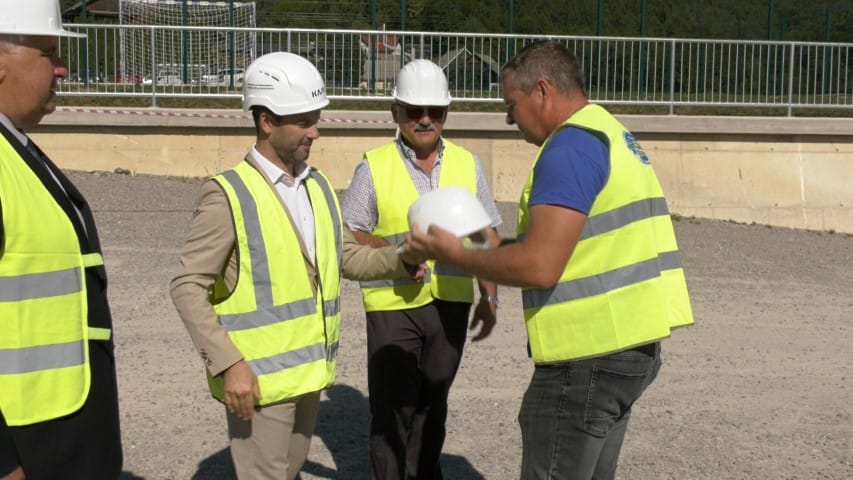 Začetek gradbenih del za rekonstrukcijo regionalne ceste Šentjanž–Glino