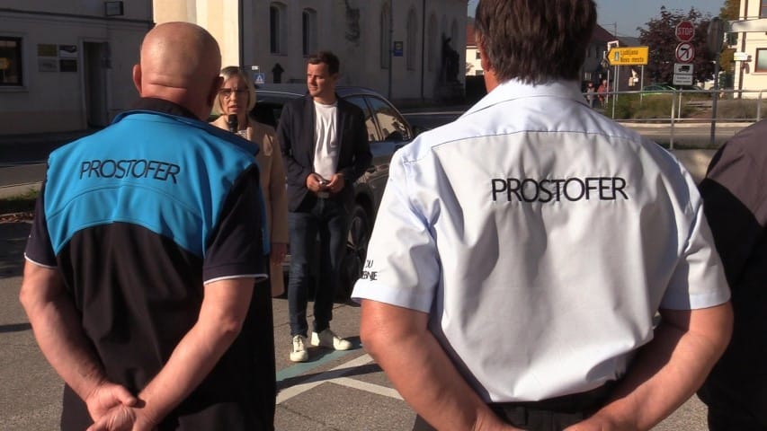 Trebanjski prostoferji z novim električnim vozilom