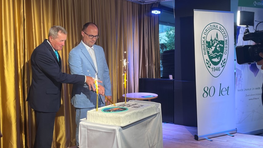 Novomeška ribiška družina praznuje 80 let