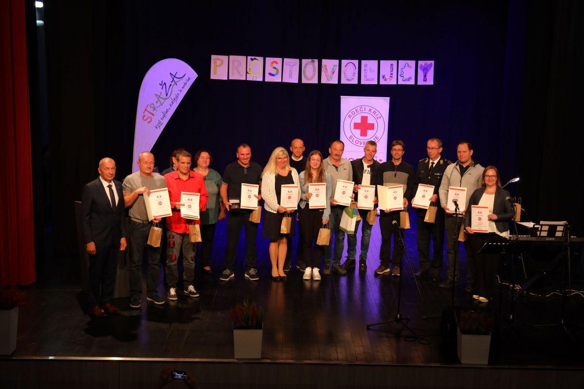V Straži so se zahvalili prostovoljcem in počastili krvodajalce jubilante